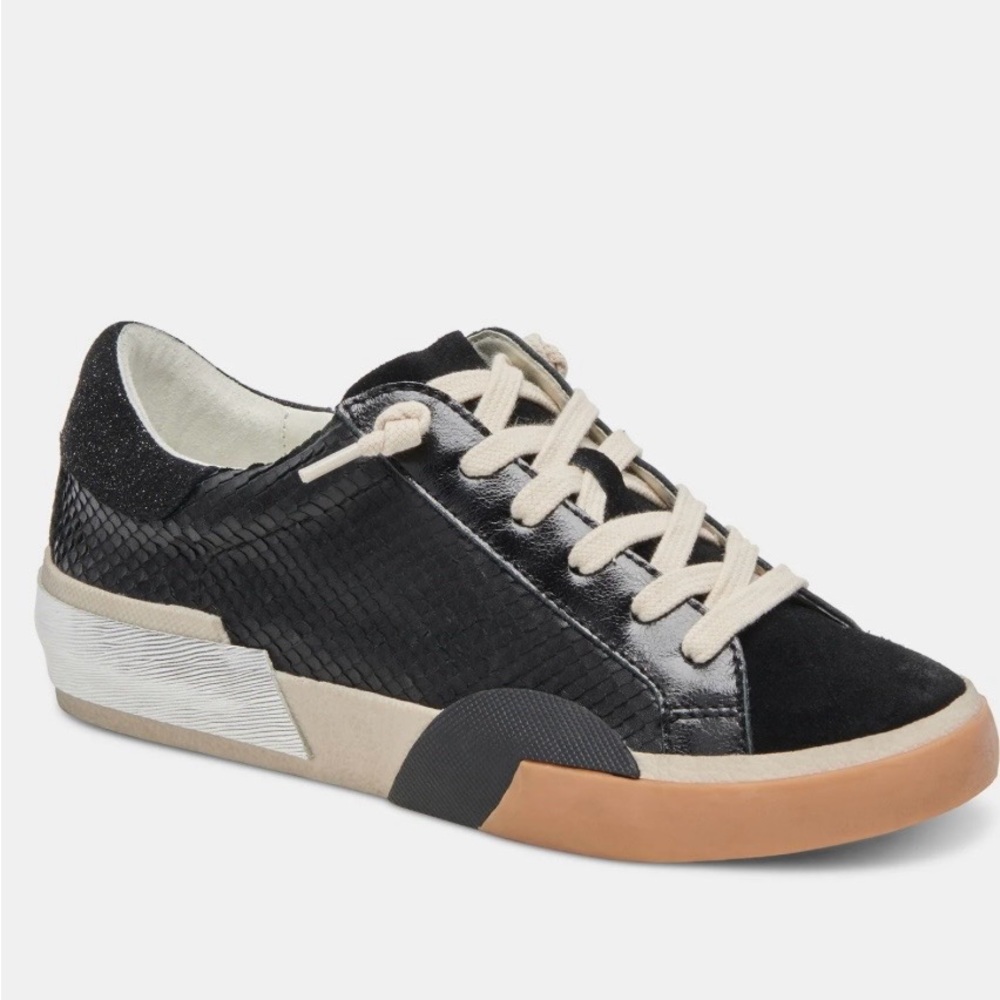 Dolce Vita Black and Tan Sneakers